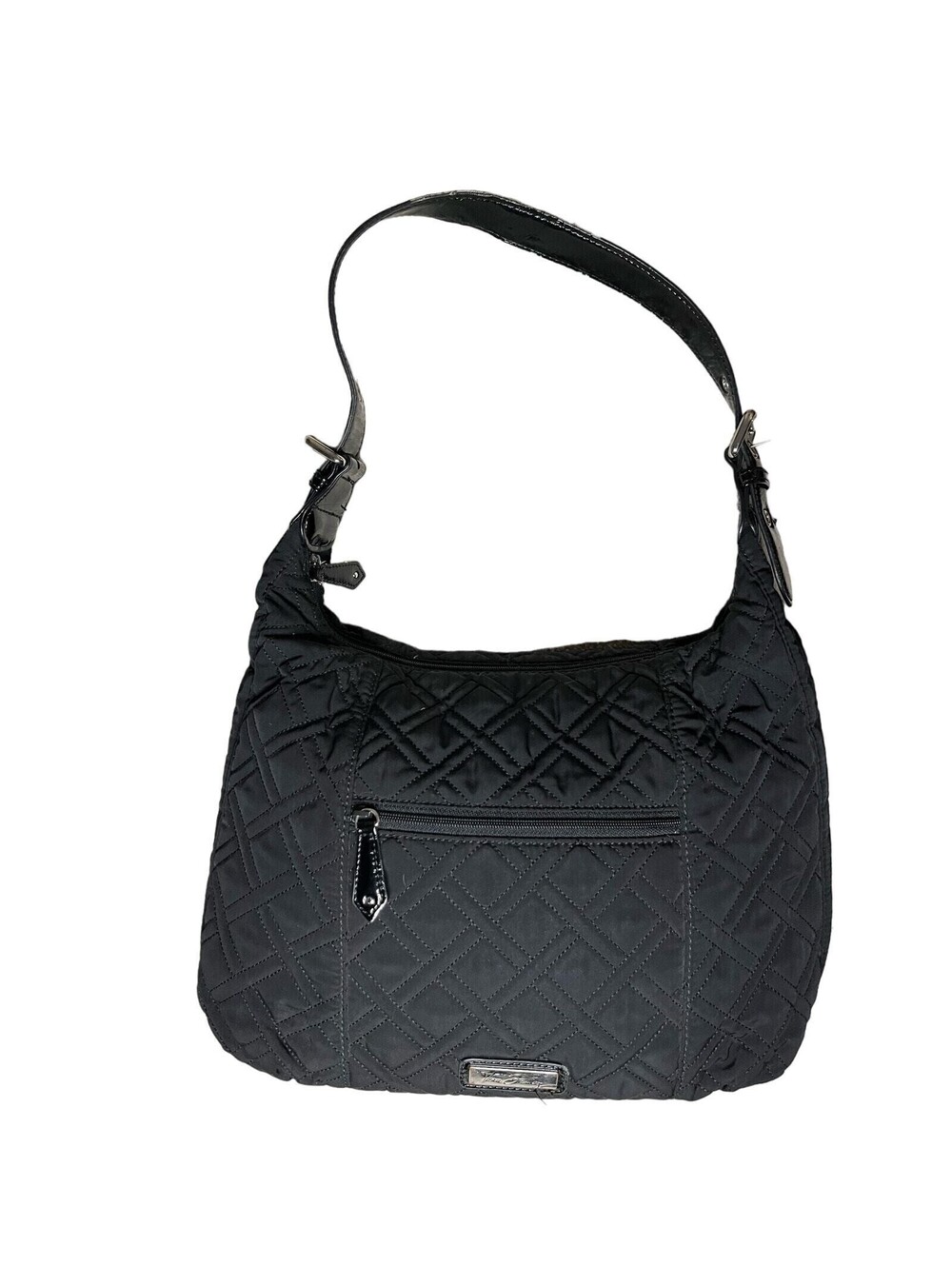 Vera Bradley Vintage Black Shoulder Bag - Stylish & Versatile!